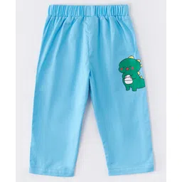 Kookie Kids Full Length Lounge Pants Dino Print - Blue-picture-27