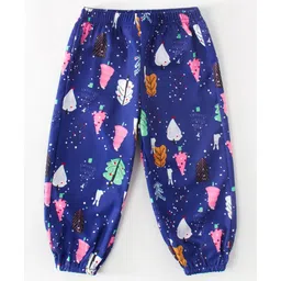 Kookie Kids Full Length Lounge Pants Tree Print - Blue-picture-17