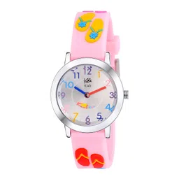 Kool Kidz Kids Multicoloured Printed Dial & Pink Straps Analogue Watch-picture-30
