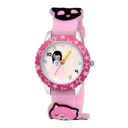 Kool Kidz Kids Pink Printed Dial & Pink Straps Analogue Watch KOOL KIDZ DMK 045 RBPK-picture-48