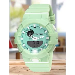 Kool Kidz Unisex Kids Dial & Straps Analogue and Digital Watch YM 663 GR-picture-37