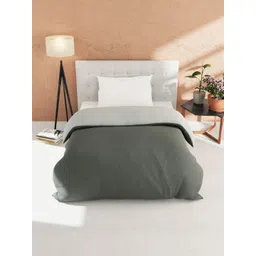 kopa BIANCA Grey & White Microfiber AC Room 150 GSM Single Bed Comforter-picture-38