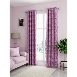 kopa BIANCA Purple Set of 2 Floral Door Curtain-picture-17