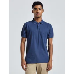 Kor Men Solid Polo Neck Dri Fit Short Sleeves T-shirt-picture-30