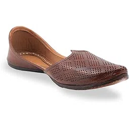 korakari Men's Traditional Royale Elite Punjabi Jutti Comfortable Mojari for Men-picture-30