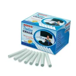Kores Dustless Chalk BRITEMARK White- 144 Nos in Case of 18 boxes-picture-34