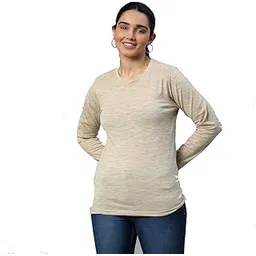 kosha Women's Merino Wool & Bamboo Thermal Top | Minus Degree Celsius | Lightweight | Antibacterial | Abroad Student Essential-picture-19