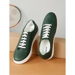 Kosher Men Solid Lace-Up Sneaker Shoes-picture-26