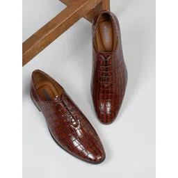 Kosher Men Textured Formal Derbys-picture-42