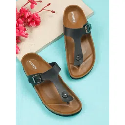 Kosher Women Open Toe Flats with Buckles-picture-13