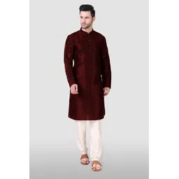 koshin Men Art Silk Kurta Pyjama Set-picture-38