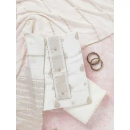 Koskii Embroidered Unstitched Dress Material-picture-11