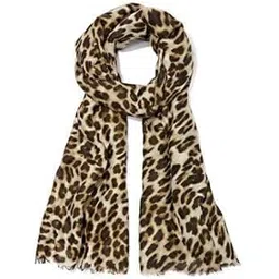 kosweem Leopard Animal Print Fur Fabric, Colour Pattern, Faux Fur Light Soft Pile for Throws, Blankets, Stole Scarf-picture-23
