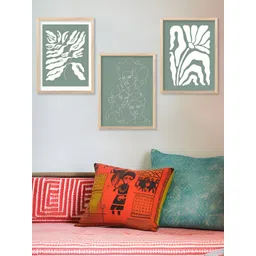 Kotart Grey & White 3 Pieces Wooden Modern Painting Wall Arts-picture-22