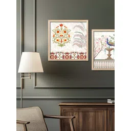 Kotart White & Green Set of 2 Piece Wood Abstract Wall Paintings-picture-31