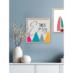 Kotart White & Green Set of 2 Piece Wood Wall Paintings-picture-22