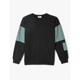 Koton Boys Colourblocked Cotton Sweatshirt-picture-17