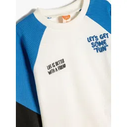 Koton Boys Colourblocked Sweatshirt image 4