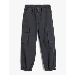 Koton Boys Pure Cotton Cargo Joggers-picture-34