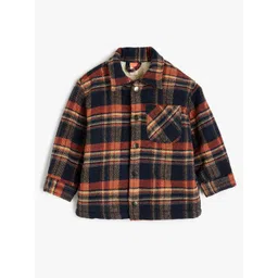 Koton Boys Spread Collar Tartan Checked Casual Shirt-picture-54