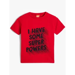 Koton Boys Typography Printed Cotton T-shirt-picture-19