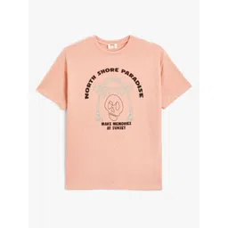 Koton Boys Typography Printed Round Neck Cotton T-shirt-picture-24