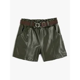 Koton Girls Knitted Regular Fit Mid-Rise Shorts-picture-10