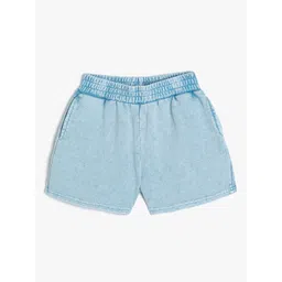 Koton Girls Mid-Rise Denim Shorts-picture-16