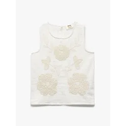 Koton Girls Self Design Embroidered Regular Tops-picture-52