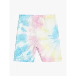 Koton Girls Tie & Dyed Mid-Rise Shorts-picture-42