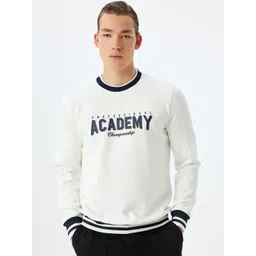 Koton Men Alphanumeric Printed Sweatshirt-picture-27