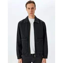 Koton Men Colourblocked Denim Jacket-picture-17