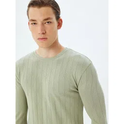 Koton Men Cotton Striped Pullover-picture-21