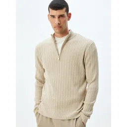 Koton Men Self Design Pullover-picture-43