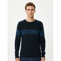 Koton Ribbed Pullover Acrylic Woollen Sweater-picture-19