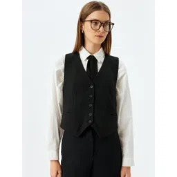 Koton V-Neck Waistcoat-picture-37
