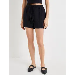 Koton Women Regular Fit Cotton Shorts-picture-32