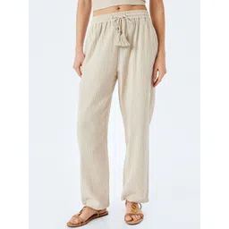 Koton Women Relaxed Fit Mid-Rise Cotton Trouser-picture-19