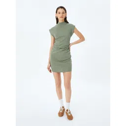 Koton Women Solid Cotton Sheath Dress-picture-32