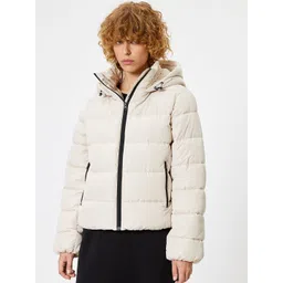 Koton Women Solid Hooded Padded Jacket-picture-22