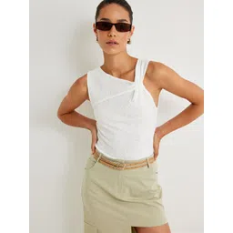 Koton Women Solid V-Neck Top-picture-31