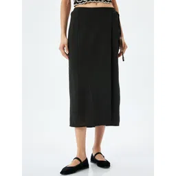 Koton Women Straight Midi Skirt-picture-33