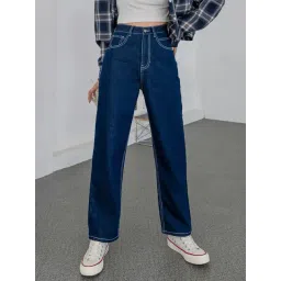 Kotty Blue Blended Straight Fit Jeans-picture-34