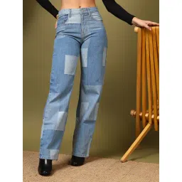 Kotty Blue Blended Straight Fit Jeans-picture-15