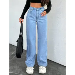 Kotty Blue Blended Straight Fit Jeans-picture-20