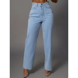 Kotty Blue Blended Straight Fit Jeans-picture-29