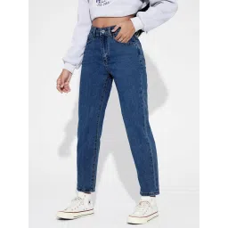 Kotty Blue Regular Fit High Rise Jeans image 1