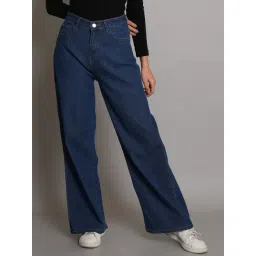 Kotty Blue Straight Fit High Rise Jeans-picture-35