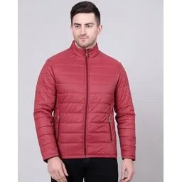 kotty Men Quilted Regular Fit Puffer Jacket with Insert Pockets-picture-14