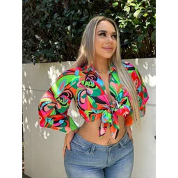 Kotty Print Crop Top-picture-21